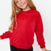 Trendyol Sweatshirt - Red - Regular fit