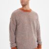 Trendyol Teve Férfi Törzs törzsvendég Jacquard pulóver