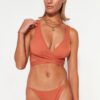 Trendyol Tile Triangle Bikini Top