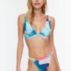 Trendyol Watercolor Effect Bikini Bottoms