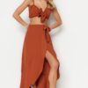 Trendyol Weave Tile Tile Blouse and Skirt Set
