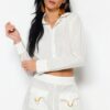 Trendyol White Crop Woven Decollete Decollete 100% Cotton Blouse