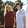 Trendyol White More Sustainable 100% Organic Cotton Boyfriend Crew Neck Knitted T-Shirt