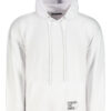 Trendyol White Oversize/Wide Cut Hooded Labeled Fleece/Warm Sweatshirt