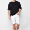 Trendyol White Regular Fit Flexible Fabric Denim Jeans Shorts