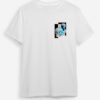 Trendyol White Sculpture Printed Regular Cut T-shirt