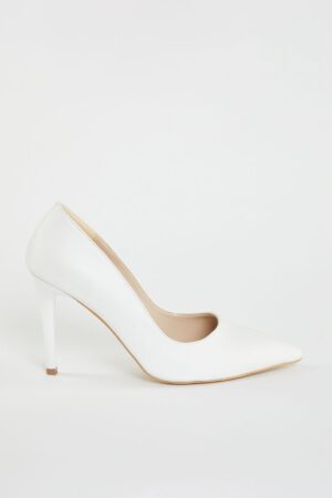 Trendyol White Stiletto Women's Heeled Shoes
