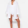 Trendyol White Woven 100% Cotton Shirt