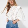 Trendyol Woven Shirt with Ecru Accessories