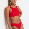 Trendyol X Moeva Red Halterneck Bikini szett