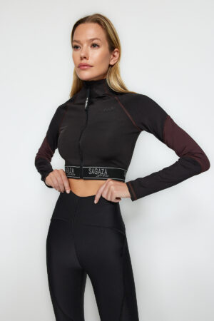 Trendyol X Sagaza Studio Black Comfy Bed Stitch Detail Sports Jacket Trendyol X Sagaza Studio Black Comfy Bed Stitch Detail Sports Jacket