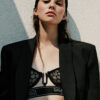 Trendyol X Sagaza Studio Black Lace Capless Wire Bra Bra
