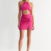 Trendyol X Zeynep Tosun Fuchsia Draped Detailed Skirt