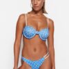 Trendyol geometriai mintás normál lábú bikini alsó
