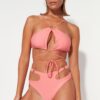 Trendyol rózsaszín nyak kiegészítő bikini felső