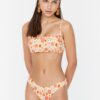Trendyol sárga virágmintás gype bikini alsó