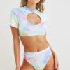Trendyol színes nyakkendő festék bikini alsó