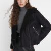 Trendyol télikabát - Schwarz - Basic