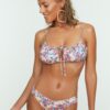 Trendyol virágmintás bikini alsó