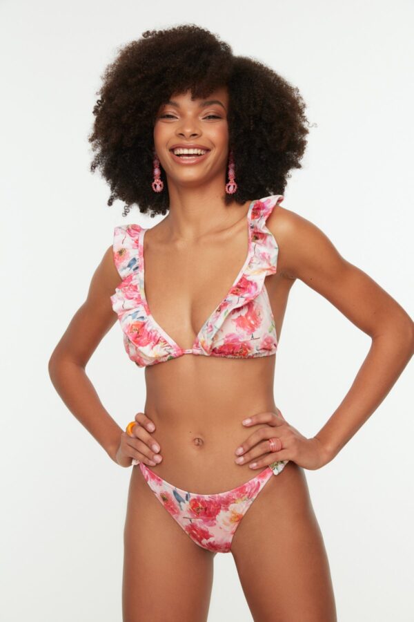 Trendyol virágmintás bikini alsó