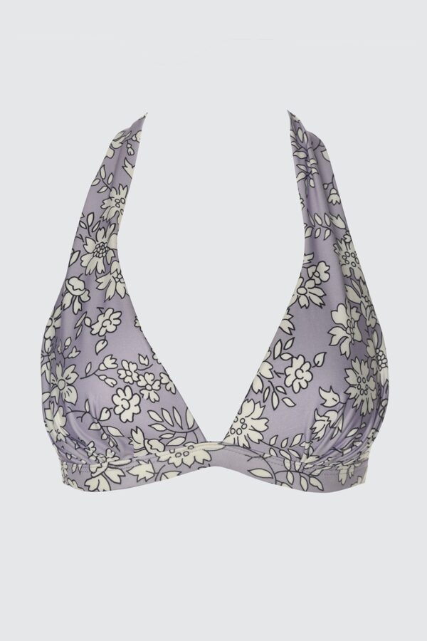 Trendyol virágmintás nyak nyakkendő bikini felső