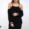 Tres Chic Dress Black