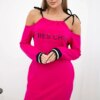 Tres Chic Fuchsia Dress