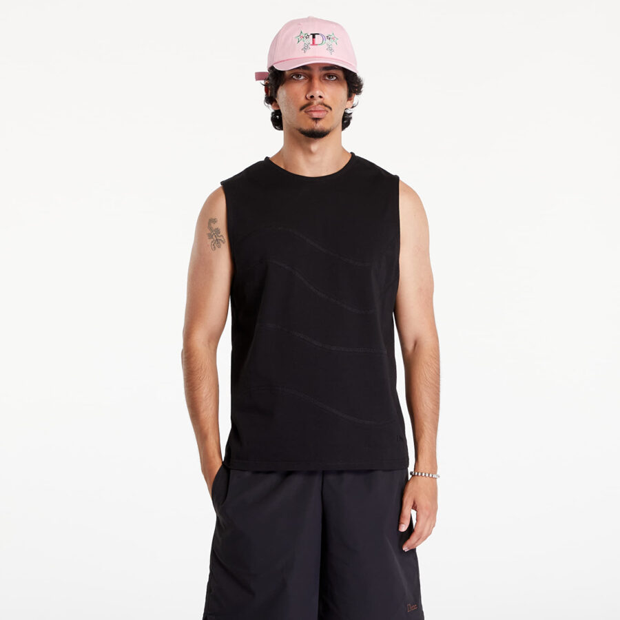 Trikó Dime Wave Sleeveless Tee Black S-alacsony-ár