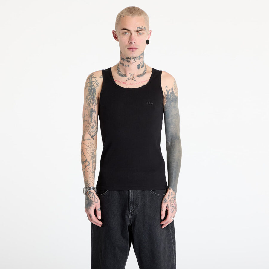 Trikó Hugo Boss Tanktop 3-Pack Rib Classic Multicolor S-alacsony-ár