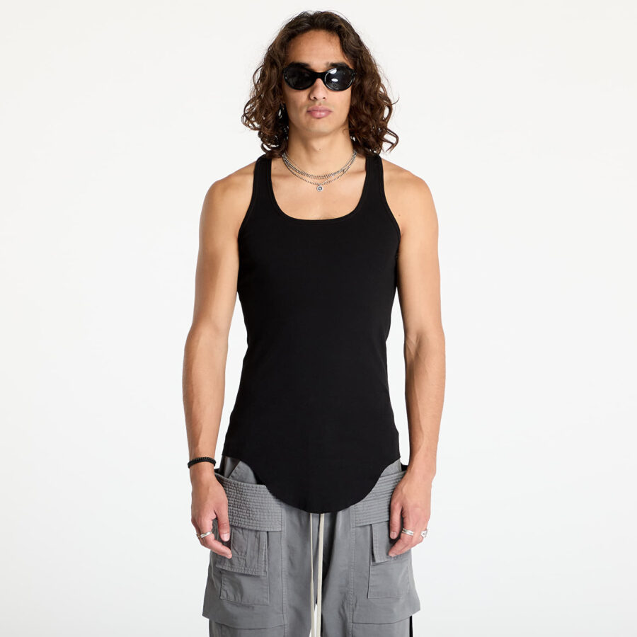 Trikó Rick Owens DRKSHDW Knit Drk Tank Top Black S-alacsony-ár