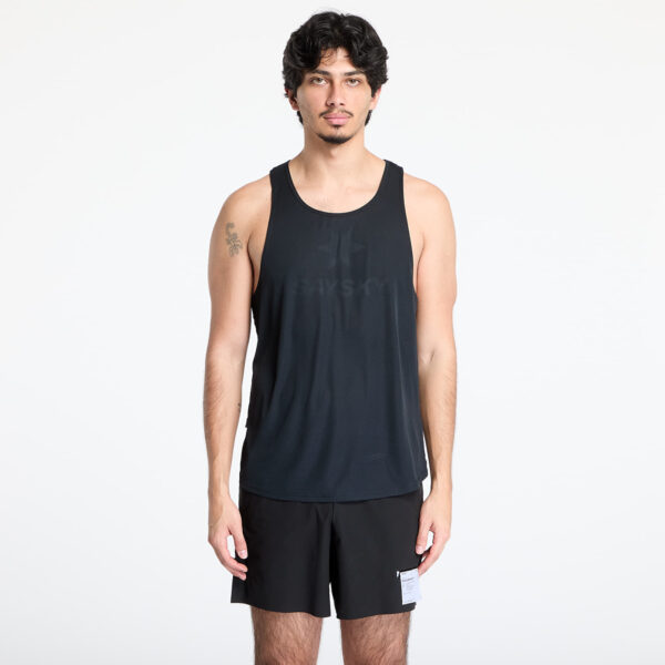 Trikó SAYSKY Logo Flow Singlet Top Black M-alacsony-ár