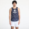 Trikó SAYSKY Star Combat Singlet Top Blue/ White Aop M-alacsony-ár