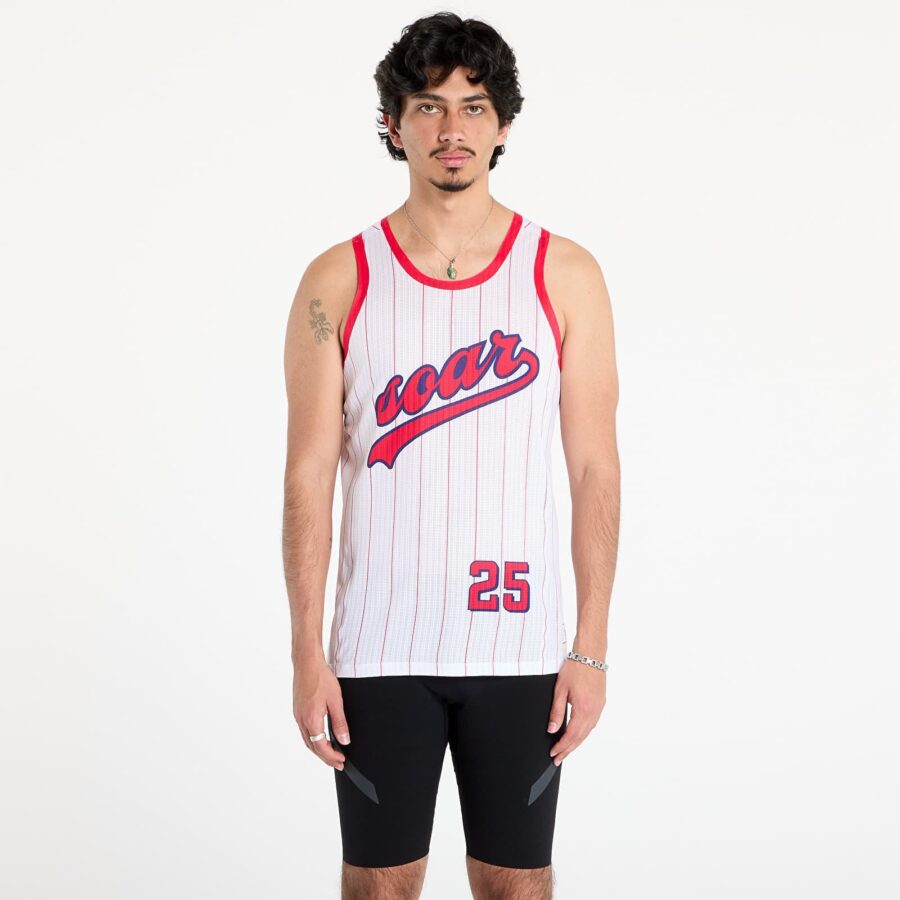 Trikó SOAR Men's American Race Vest White/ Red S-alacsony-ár