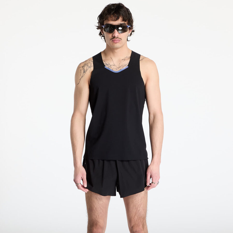 Trikó SOAR Running Men's Advanced Top Black S-alacsony-ár