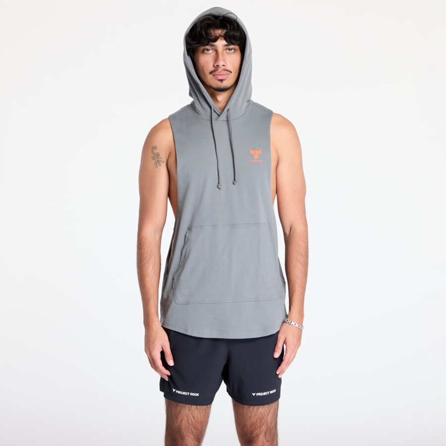 Trikó Under Armour Project Rock SL HD Payoff Clay Green/ Team Orange S-alacsony-ár