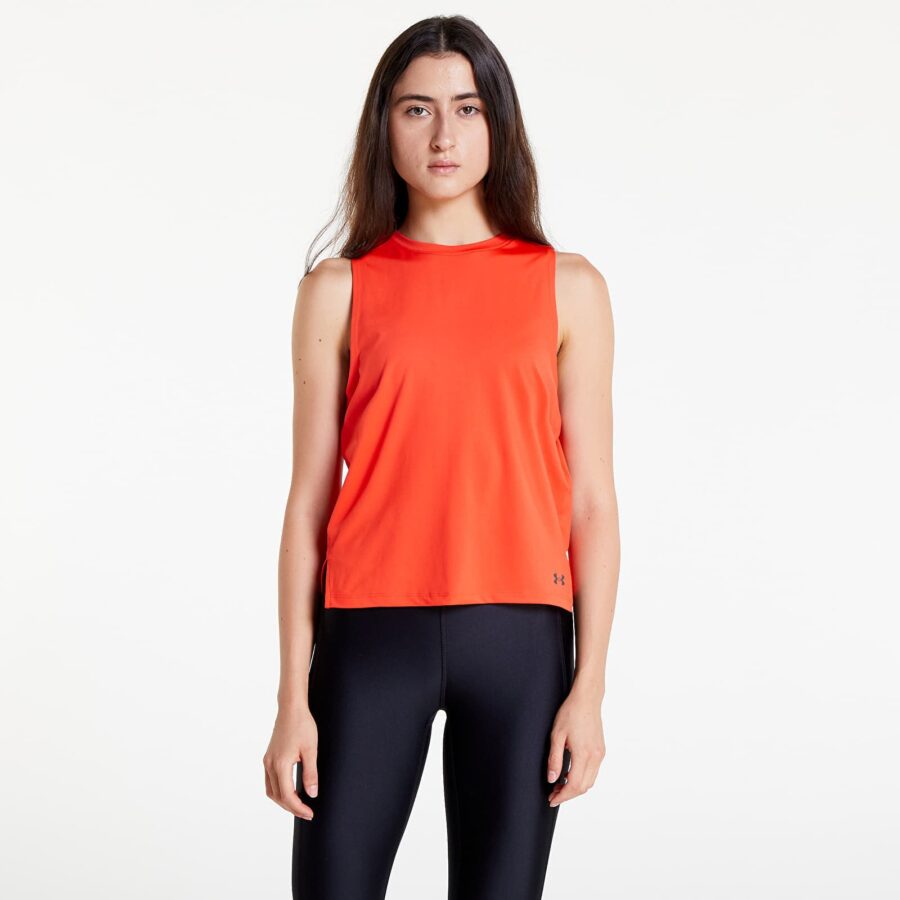 Trikó Under Armour Rush Tank Radio Red/ Iridescent M-alacsony-ár