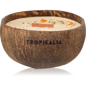Tropicandle Sandalwood & Tangerine illatgyertya fa kanóccal 350 ml-ár