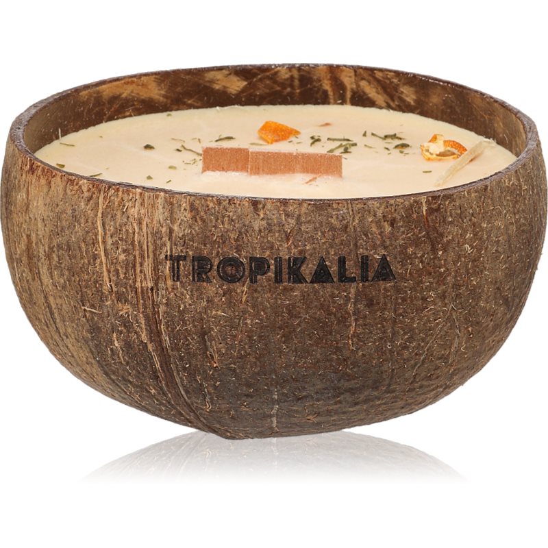 Tropicandle Sandalwood & Tangerine illatgyertya fa kanóccal 350 ml-ár