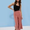 Trousers made of smooth viscose