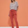 Trousers with ties