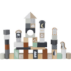 Tryco Wooden Block Set 50 pcs játék fából készült 24m+ 1 db-Ár
