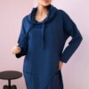 Tunic with clutch front Oversize jeans