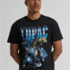 Tupac All Eyez On Me Anniversary Oversize T-Shirt Black