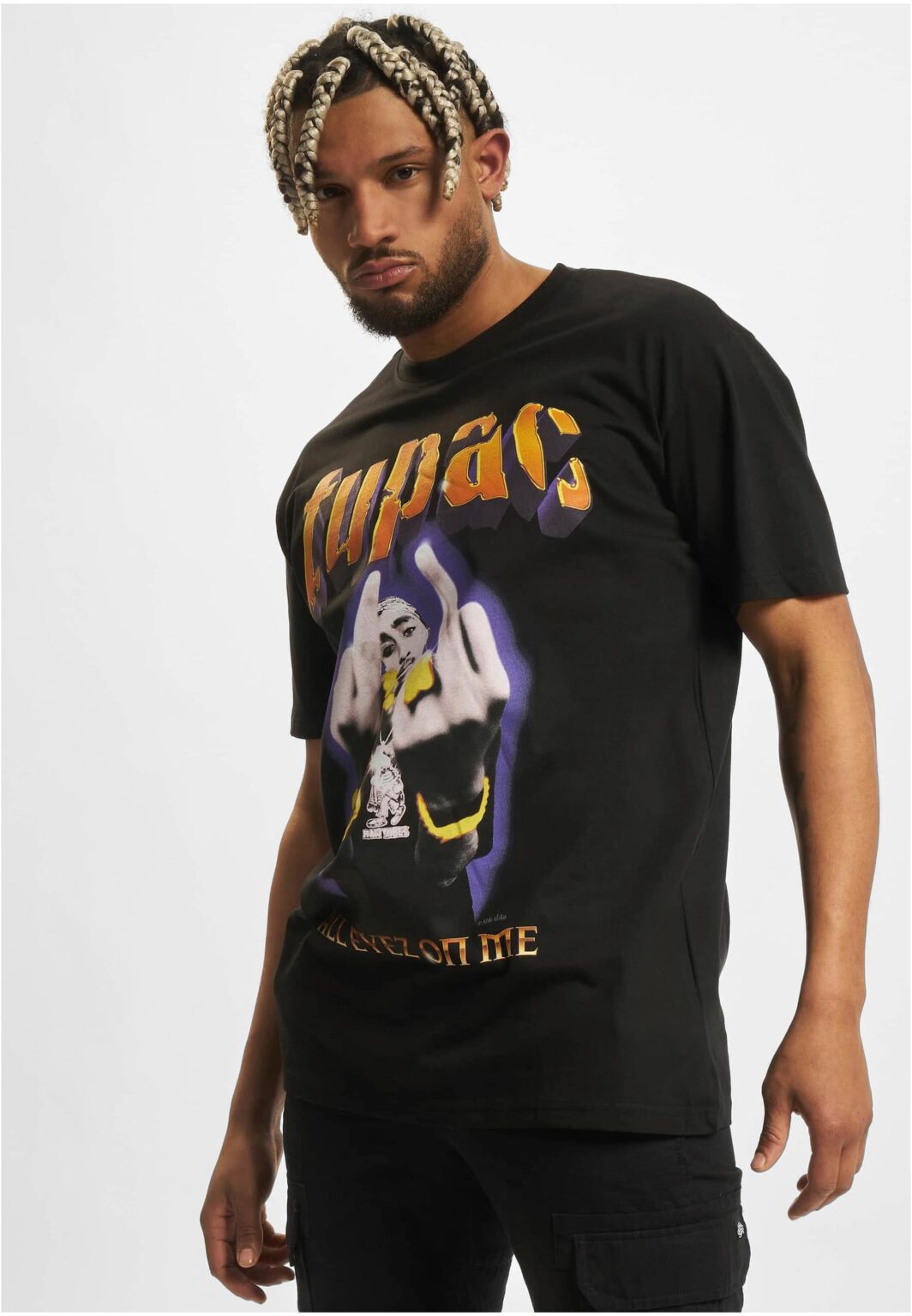 Tupac Thug Passion Oversize T-Shirt Black