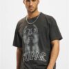 Tupac Up Oversize Tee Charcoal
