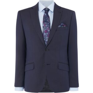 Turner és Sanderson Sanders Slim Fit csavart Twill Suit Jacket