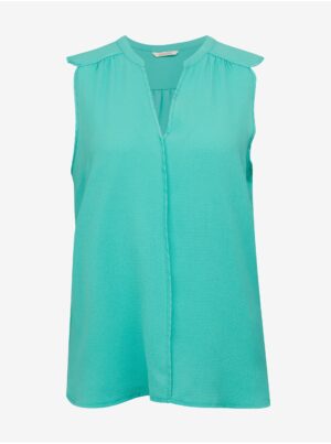 Turquoise women's blouse CAMAIEU - Women's