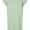 Turtle Extended Shoulder dress for girls - green