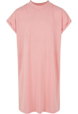 Turtle Extended Shoulder dress for girls - pink