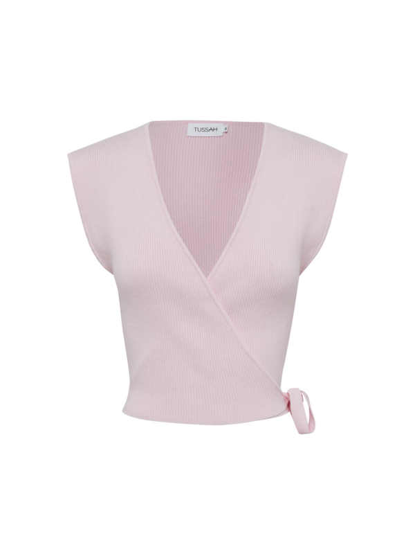 Tussah Top 'FAE WRAP'  rózsaszín-Ár